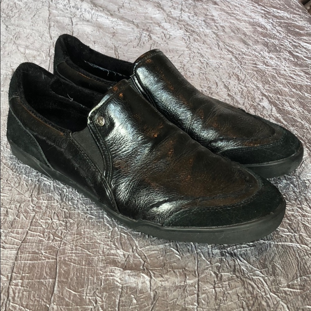 True religion leather shoes.